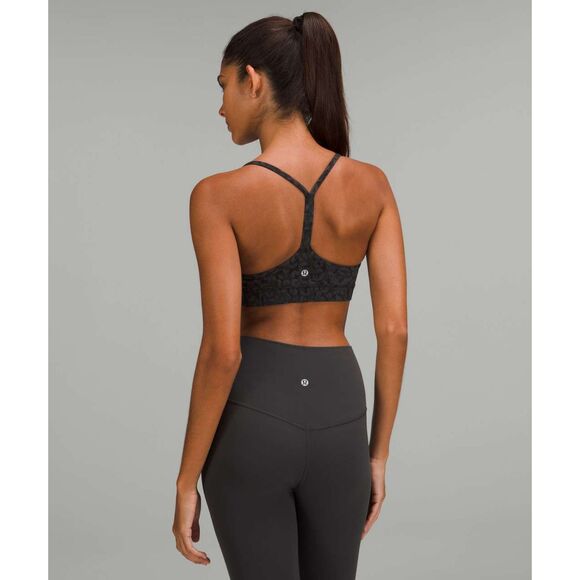 Lululemon Flow Y Nulu Bra *Light Support Intertwined Camo Deep Coal Multi 12 - Picture 2 of 8